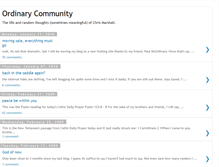 Tablet Screenshot of chrismarshall.blogspot.com