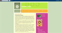 Desktop Screenshot of mundoytics.blogspot.com