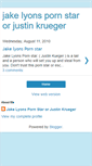 Mobile Screenshot of jakelyonspornstarorjustinkruege.blogspot.com