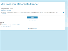 Tablet Screenshot of jakelyonspornstarorjustinkruege.blogspot.com