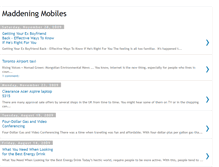 Tablet Screenshot of maddening-mobiles.blogspot.com