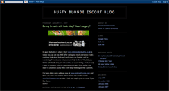 Desktop Screenshot of bustyblondeescort.blogspot.com