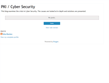 Tablet Screenshot of pki-cybersecurity.blogspot.com
