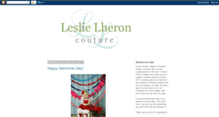 Desktop Screenshot of leslielheroncouture.blogspot.com