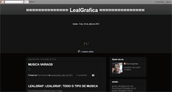 Desktop Screenshot of lealgrafica-wwwlealgrafica.blogspot.com