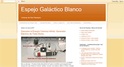 Desktop Screenshot of espejogalacticoblanco.blogspot.com