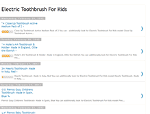 Tablet Screenshot of electrictoothbrushforkids.blogspot.com