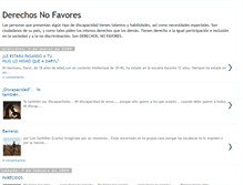 Tablet Screenshot of derechosnofavores.blogspot.com