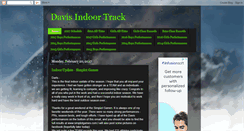 Desktop Screenshot of davisindoortrack.blogspot.com
