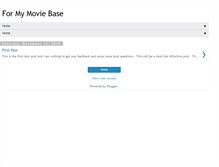 Tablet Screenshot of formymoviebase.blogspot.com