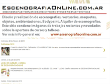 Tablet Screenshot of escenografiaonline.blogspot.com