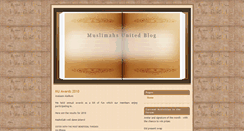 Desktop Screenshot of muslimahsunited.blogspot.com
