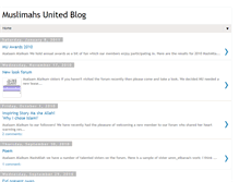 Tablet Screenshot of muslimahsunited.blogspot.com