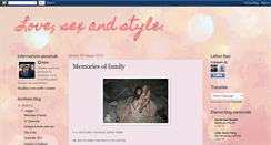 Desktop Screenshot of lovesexandstyle.blogspot.com