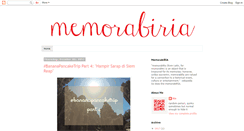 Desktop Screenshot of memorabiria.blogspot.com