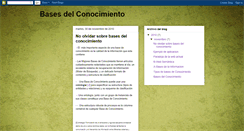Desktop Screenshot of baseconocimientojmh.blogspot.com