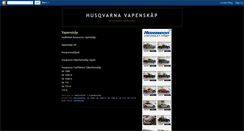 Desktop Screenshot of husqvarnavapenskap.blogspot.com