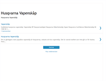 Tablet Screenshot of husqvarnavapenskap.blogspot.com