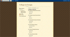 Desktop Screenshot of collegesingeorgia.blogspot.com