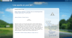 Desktop Screenshot of livesportsinternettv.blogspot.com