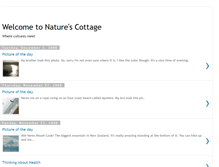 Tablet Screenshot of naturescottage.blogspot.com