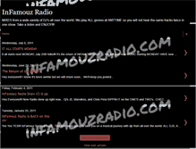 Tablet Screenshot of infamouzradio.blogspot.com