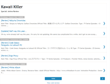 Tablet Screenshot of kawaiikillereviews.blogspot.com