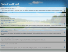 Tablet Screenshot of guarulhossocial.blogspot.com