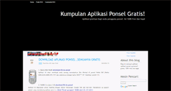 Desktop Screenshot of aplikasiponselgratis.blogspot.com