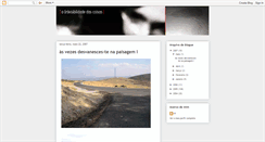 Desktop Screenshot of invisibilidade-das-coisas.blogspot.com