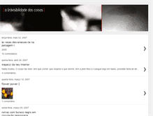 Tablet Screenshot of invisibilidade-das-coisas.blogspot.com