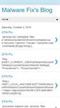 Mobile Screenshot of malwarefixes.blogspot.com