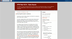 Desktop Screenshot of fallschurchvfw.blogspot.com