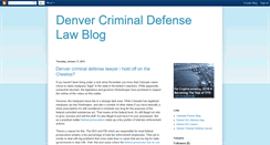 Desktop Screenshot of denvercrimlaw.blogspot.com