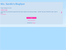 Tablet Screenshot of ksandlin.blogspot.com