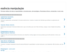 Tablet Screenshot of essenciamanipulacao.blogspot.com