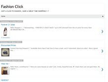Tablet Screenshot of fashion-click.blogspot.com