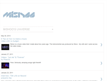 Tablet Screenshot of mishoosuniverse.blogspot.com