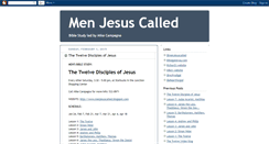 Desktop Screenshot of menjesuscalled.blogspot.com