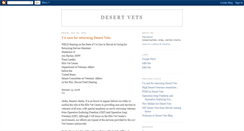 Desktop Screenshot of desertvets.blogspot.com