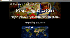 Desktop Screenshot of penpallingandletters.blogspot.com