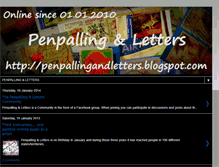 Tablet Screenshot of penpallingandletters.blogspot.com