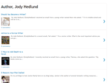 Tablet Screenshot of jodyhedlund.blogspot.com