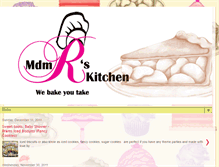 Tablet Screenshot of mdmrskitchen.blogspot.com