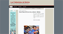 Desktop Screenshot of losfolkloristas.blogspot.com