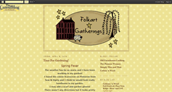 Desktop Screenshot of folkartgatherings.blogspot.com