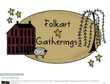 Tablet Screenshot of folkartgatherings.blogspot.com