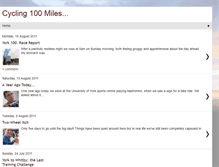 Tablet Screenshot of cycling100miles.blogspot.com