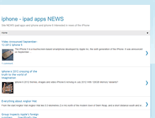 Tablet Screenshot of ipadapps-iphone.blogspot.com