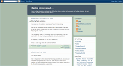 Desktop Screenshot of basicsuncovered.blogspot.com